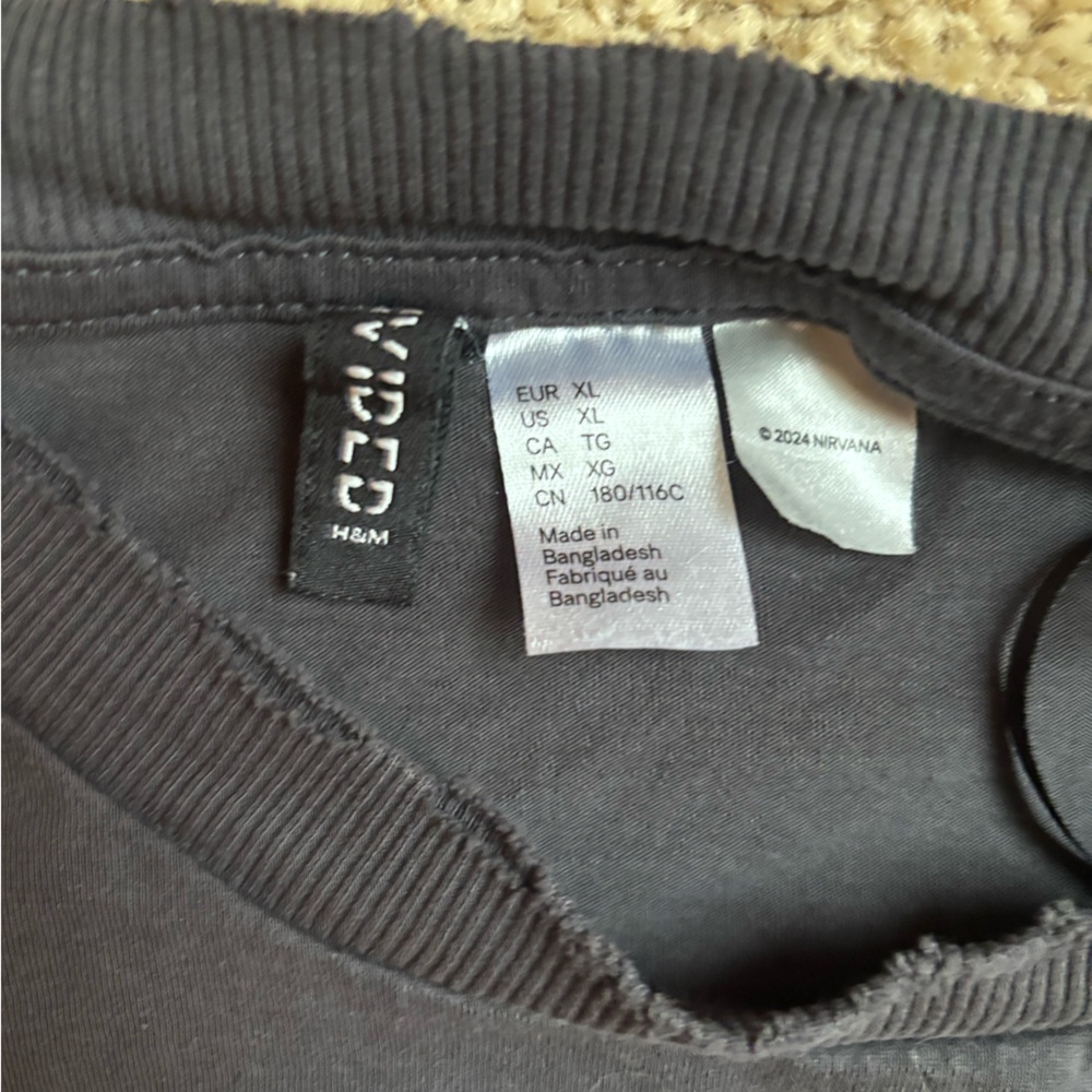 2/$20!! Nirvana oversized tee! - Picture 2 of 2